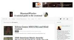 Desktop Screenshot of illuminatiwatcher.com